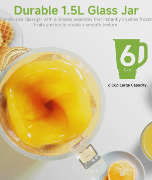 BioloMix 3-in-1 Blender: Krachtige 1300W Smoothie Maker, Grinder & Babyvoeding Blender