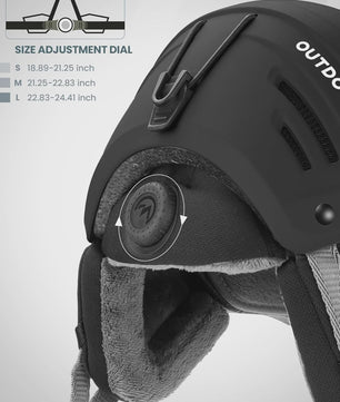 OutdoorMaster MIPS Skihelm met Aerodynamisch Design en Verstelbare Pasvorm