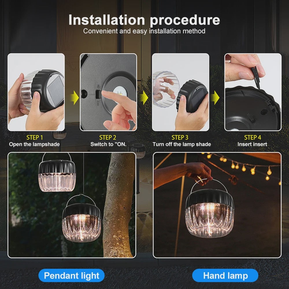 2/4 Stuks Super Heldere LED Zonne-tuinverlichting - Waterdicht IP65 voor Pad, Gazon & Buiten Decoratie