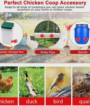Automatische Drinkbakjes voor Kippen en Watervogels - Set van 10
