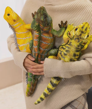 Zachte Baardagaam Pluche Speelgoed - 50cm Realistisch Reptiel Knuffel, Cadeau & Decoratie