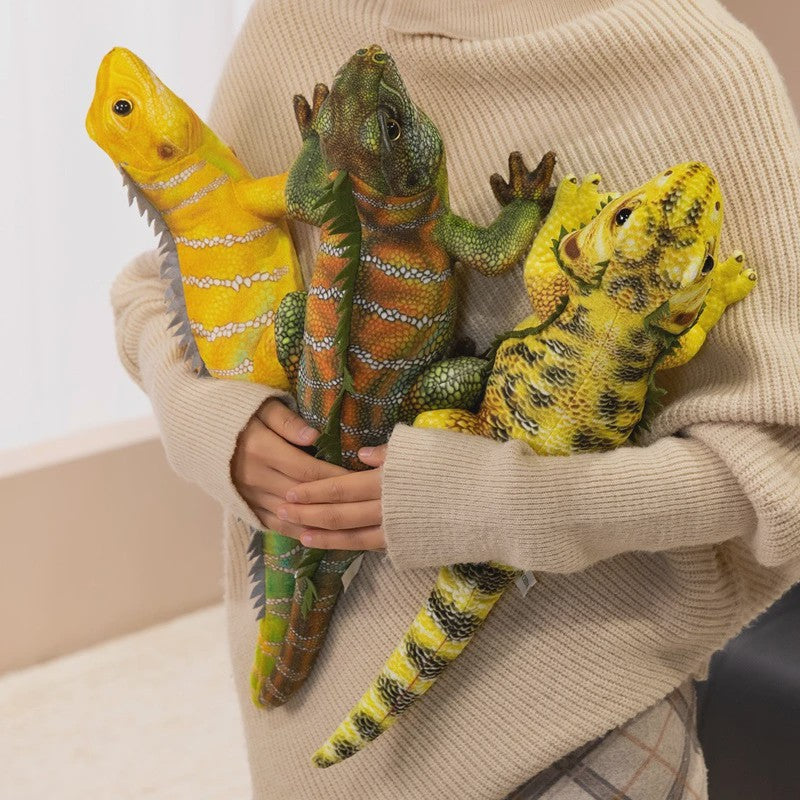 Zachte Baardagaam Pluche Speelgoed - 50cm Realistisch Reptiel Knuffel, Cadeau & Decoratie