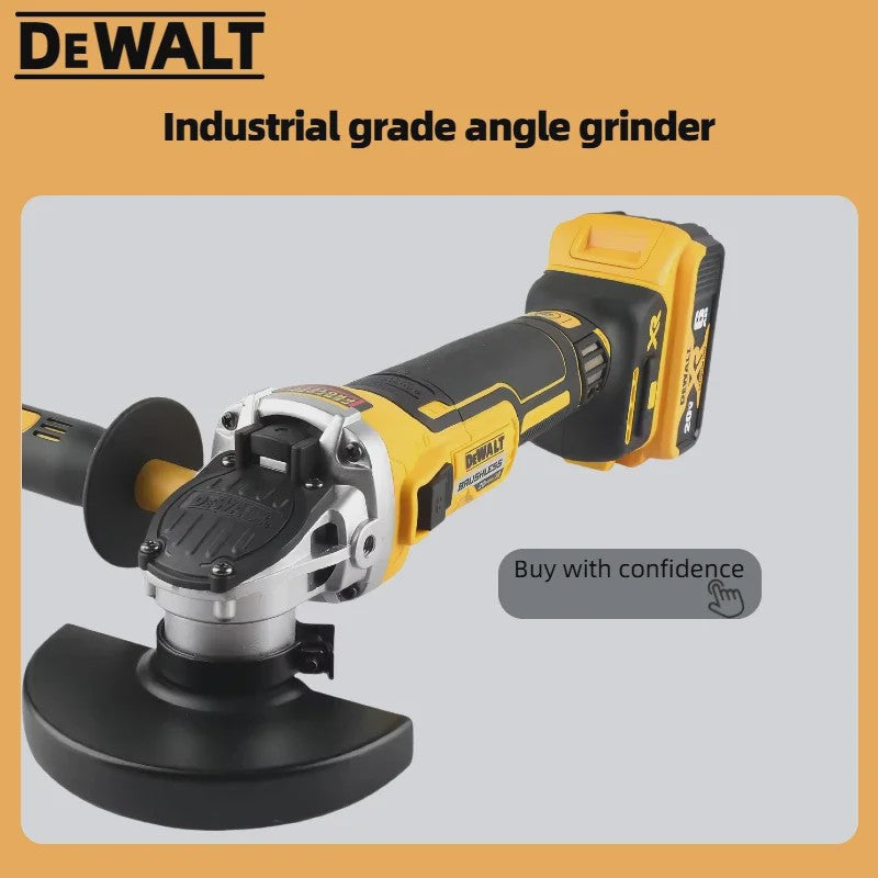 DEWALT DCG405N 20V Brushless Accu Haakse Slijper - Krachtig en Draadloos