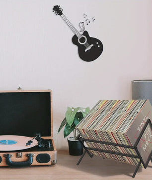 Stijlvol Platenrek voor 80 LP's - Metaal Vinyl Opbergrek