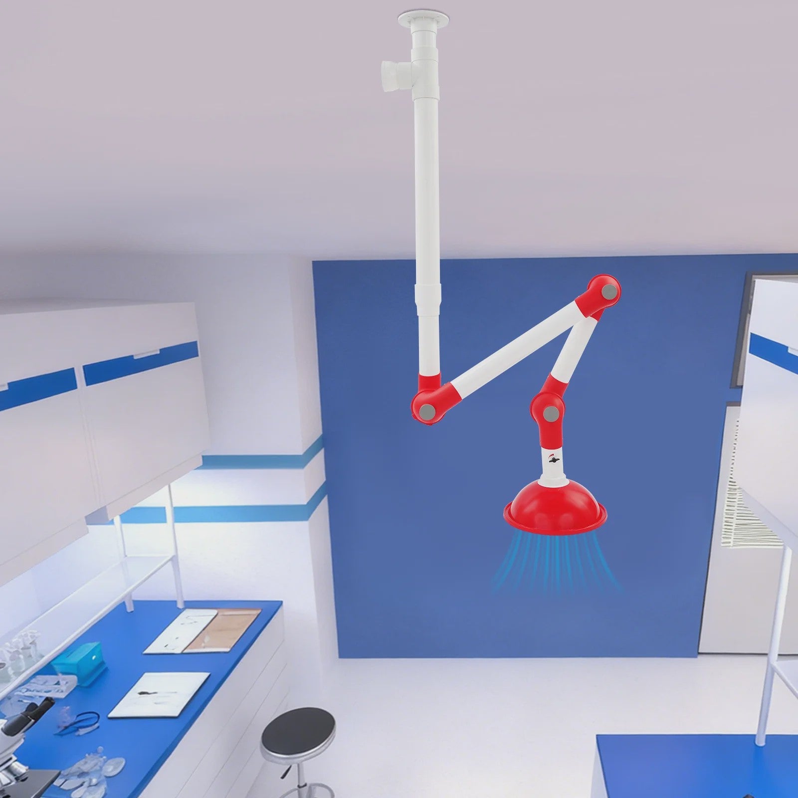 Professionele Afzuigkap Laboratorium | Flexibele Fume Hood Afzuigarm