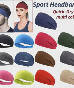 Sport Hoofdband - Zweetabsorberend & Antislip voor Mannen en Vrouwen