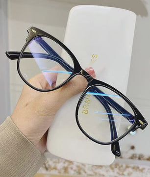 Set van 3 Transparante Computerbrillen - Anti Blauw Licht Ronde Monturen voor Dames & Heren