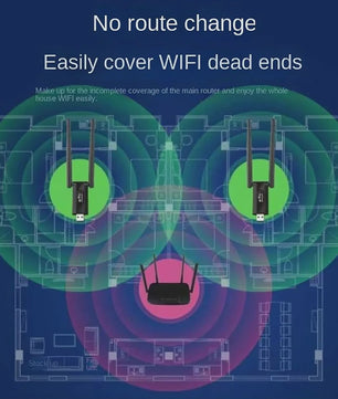 300Mbps Draadloze WiFi Repeater & Extender met USB - Vergroot je Wi-Fi Signaal