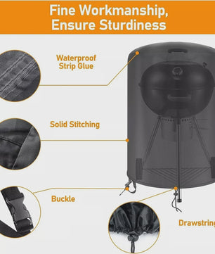 Waterdichte BBQ Hoes voor Ronde Kettle Grills (57cm)