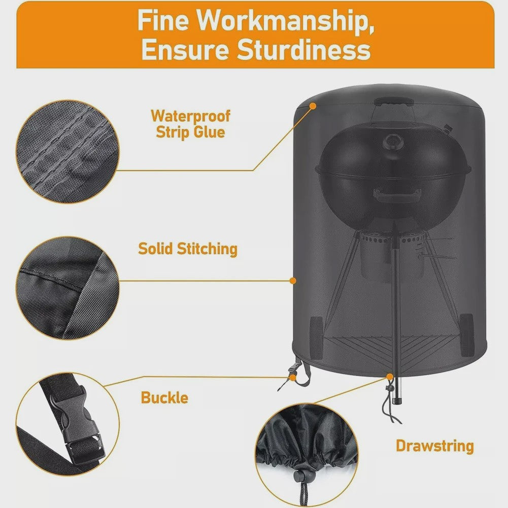 Waterdichte BBQ Hoes voor Ronde Kettle Grills (57cm)