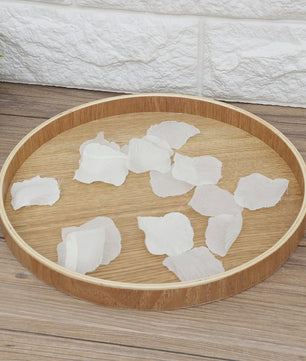 Houten Serveerschaal Rond - Stijlvol voor Thee, Fruit, Snacks & Decoratie