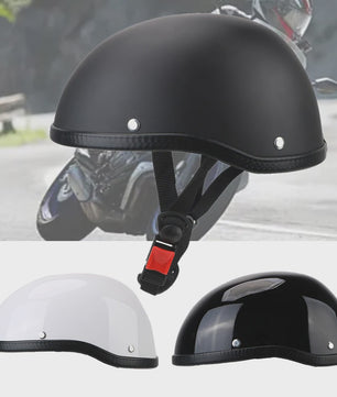 Retro Vintage Motorhelm Unisex - Lichtgewicht Half Face Fietshelm
