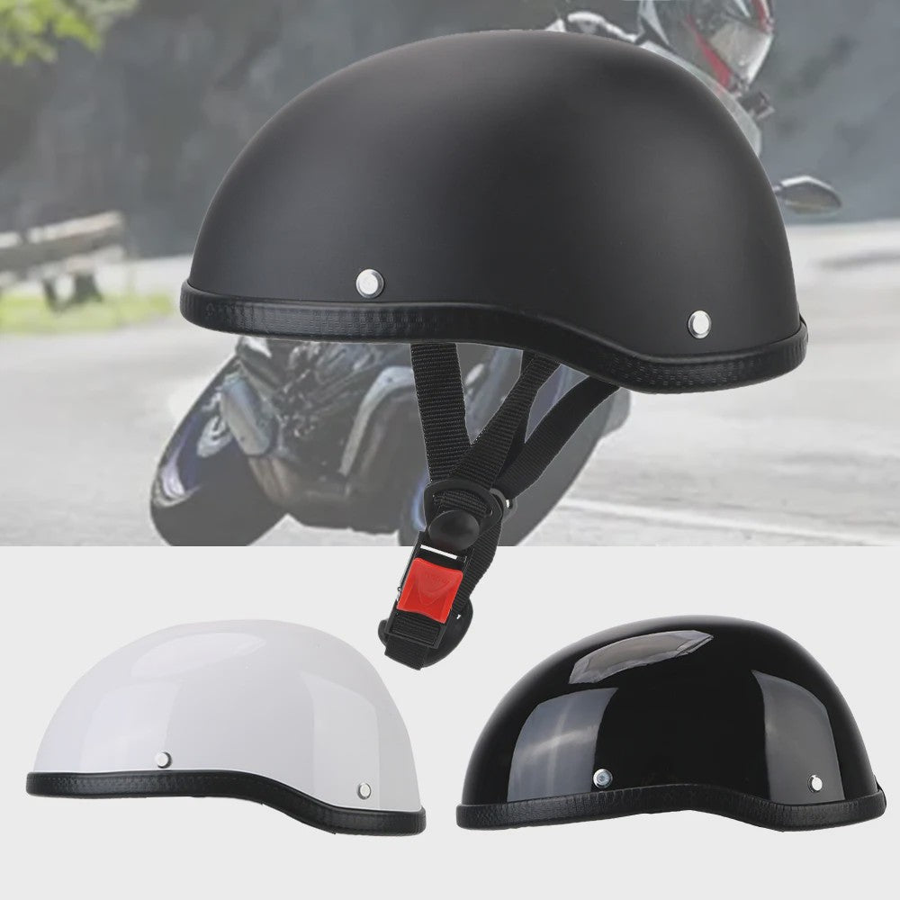 Retro Vintage Motorhelm Unisex - Lichtgewicht Half Face Fietshelm
