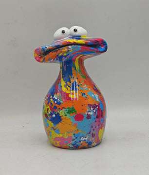 Karakteristieke Kikker Resin Figuur - Vrolijke Decoratie voor Huis, Kerst & Halloween