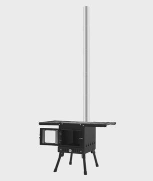 Opvouwbare Houtkachel voor Camping & Buiten - Efficiënt Grillen & Koken met Handschoenen