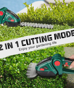 2-in-1 Snoerloze Hedgeschaar & Grasmaaier - Makita 18V Batterij Compatibel