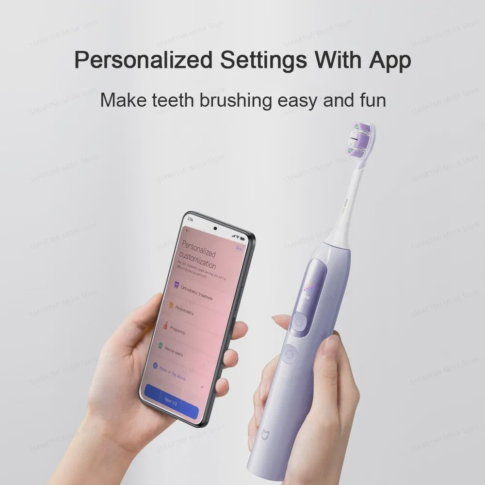 MIJIA Smart Elektrische Tandenborstel Pro - App Controle, IPX8 Waterdicht, Lange Batterijduur
