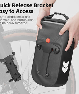 WEST BIKING Fiets Voorvork Tas 5.5L Waterdicht met Quick Release Systeem