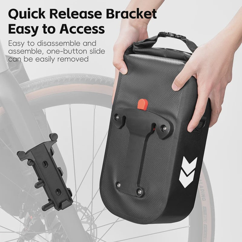 WEST BIKING Fiets Voorvork Tas 5.5L Waterdicht met Quick Release Systeem