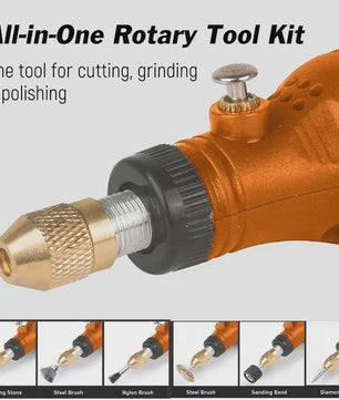 Draadloze Mini Rotary Tool: USB Oplaadbare Boor & Polijstmachine voor DIY Projecten