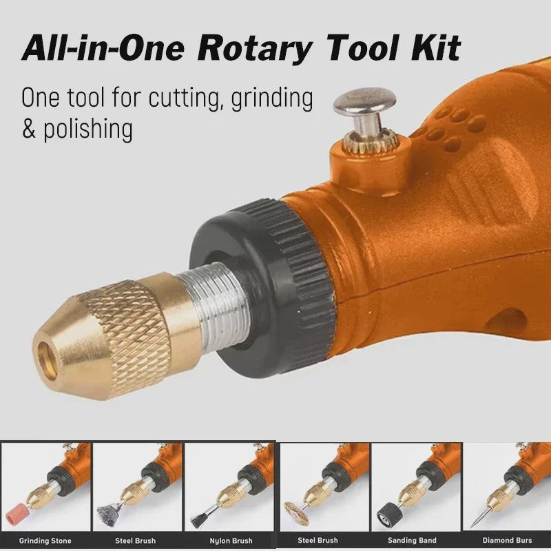 Draadloze Mini Rotary Tool: USB Oplaadbare Boor & Polijstmachine voor DIY Projecten