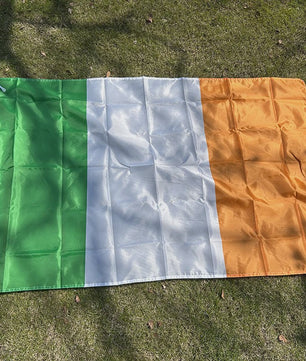 Ierse Vlag 90x150cm - Polyester Vlag van Ierland voor Binnen en Buiten