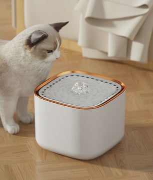 Stille Automatische Drinkfontein voor Katten & Honden met 4-weg Filtersysteem en Grote Tank