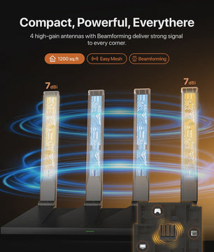 Tenda AX12 Pro AX3000 WiFi 6 Router: Supersnel Internet met Mesh, Gigabit & NFC