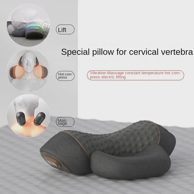 Elektrisch Nekmassagekussen met Warmte & Vibratie – Cervicale Ontspanning