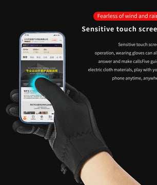 Warme Fleece Handschoenen met Touchscreen - Waterdicht & Winddicht voor Fietsen, Vissen en Buitenactiviteiten