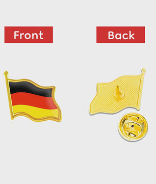 20x Duitse Vlag Speldjes - Metalen Pins voor Kleding, Tassen & Cadeaus