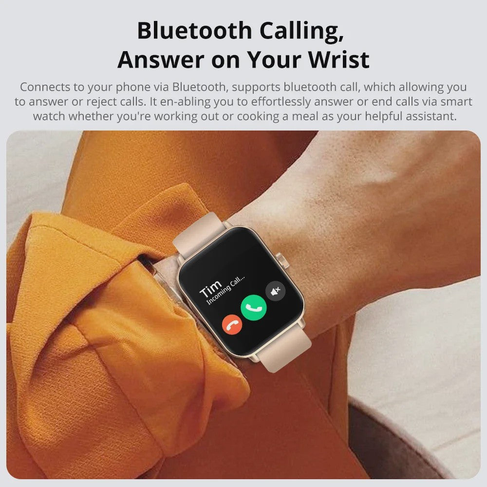 COLMI P81 Smartwatch met Bellen, 1.9" HD Scherm, 24H Gezondheidsmonitoring & 100+ Sportmodi
