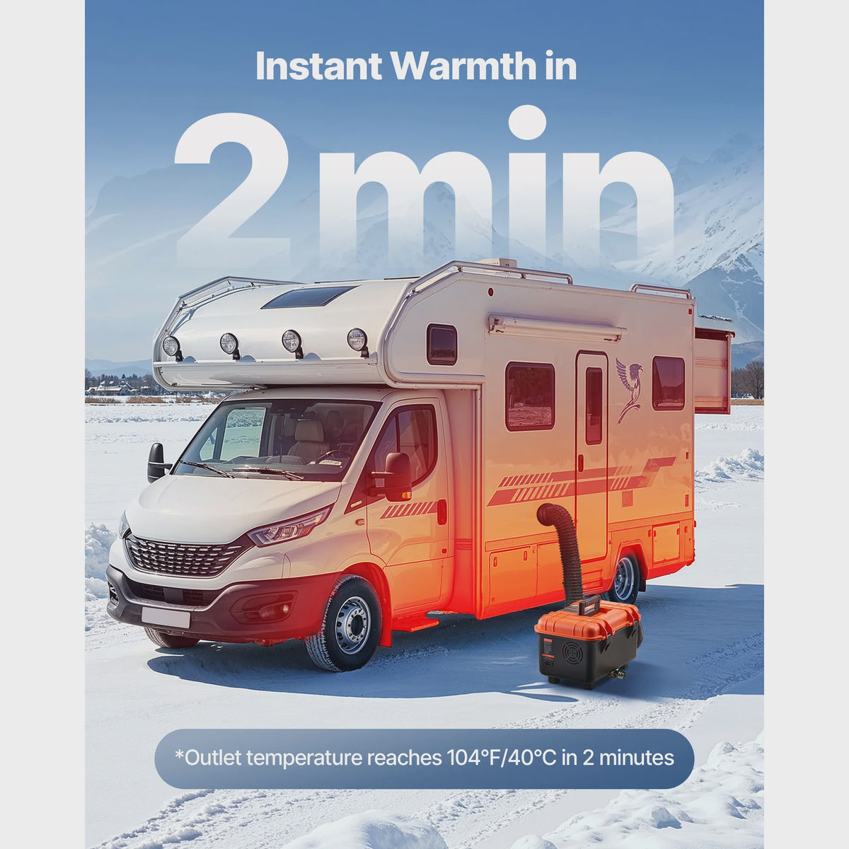 8KW Diesel Luchtverwarmer 12V/24V met Afstandsbediening - Stil en Krachtig voor Camper, Vrachtwagen, Garage