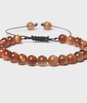 Blauwe Tijgeroog Kralen Armband 6MM - Natuursteen Meditatie Sieraden