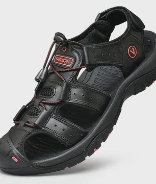 Leren Heren Sandalen - Comfortabele Zomer Schoenen voor Strand en Casual Gebruik (Maat 38-48)