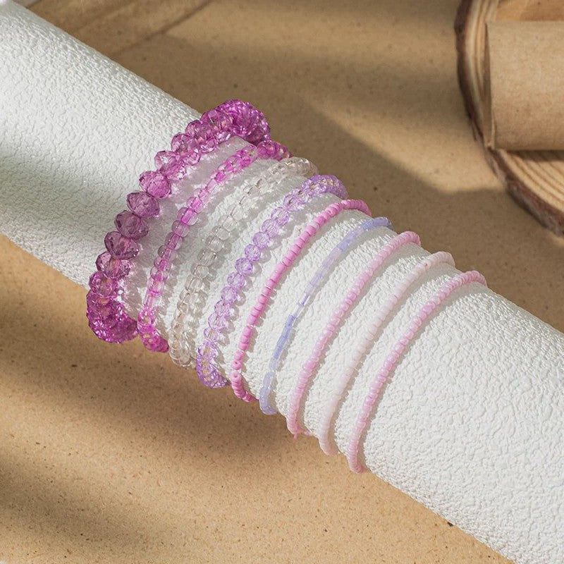 Set van 10 Bohemia Kralen Armbanden - Zomerse Stijl & Strand Vakantie Sieraden