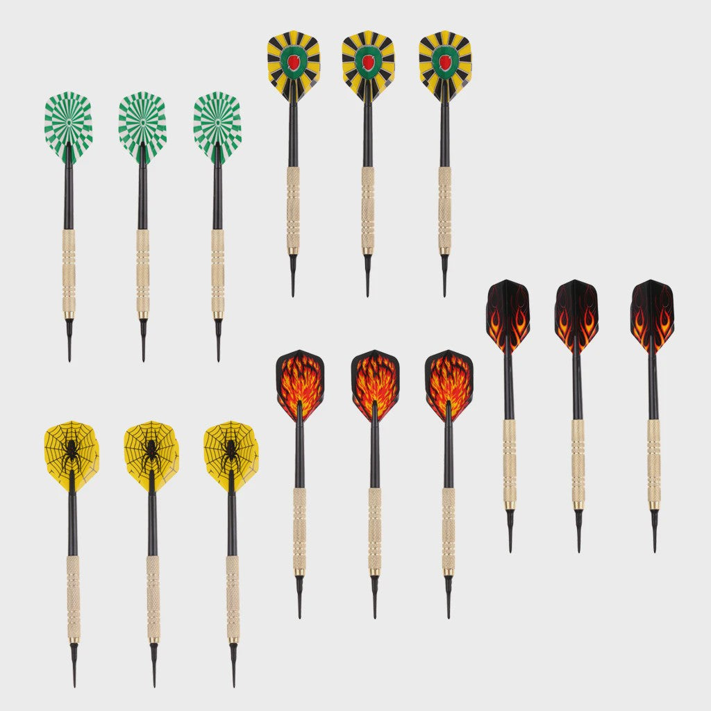 15 Professionele Soft Tip Darts Set met 15 Extra Tips voor Elektronisch Dartbord