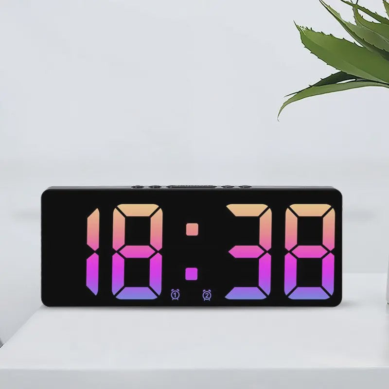 Digitale Wekker met Spraakbediening, Temperatuurweergave en Nachtmodus