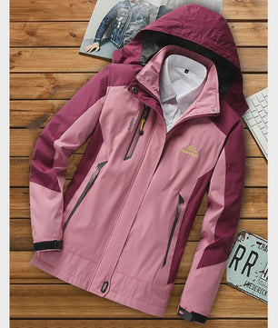 Dames Waterdichte Outdoor Jas - Winddicht & Ademend voor Wandelen, Kamperen & Reizen