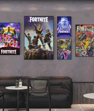 Fortnite Game Poster - Decoratieve Muurkunst voor Fans