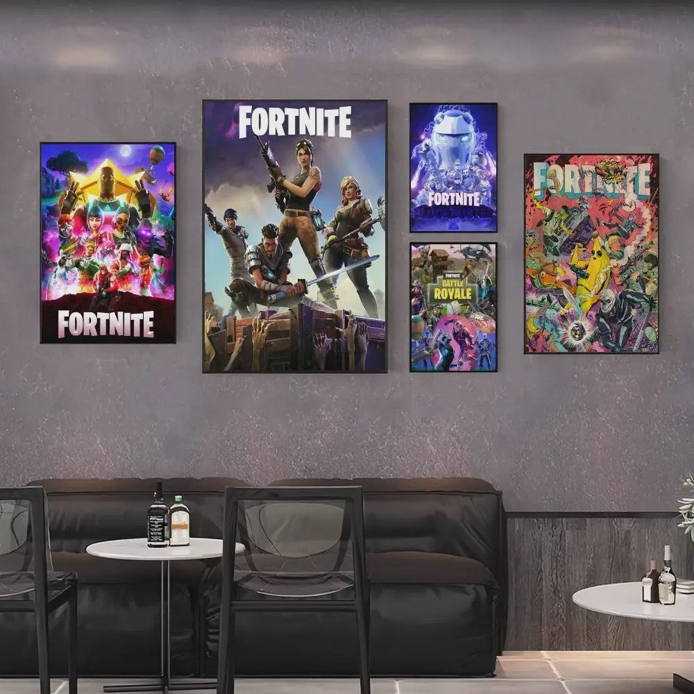 Fortnite Game Poster - Decoratieve Muurkunst voor Fans