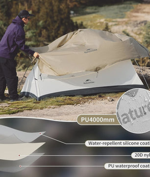 Naturehike Cloud Up Pro Tent 2 Persoons - Ultralicht, Waterdicht & Compact