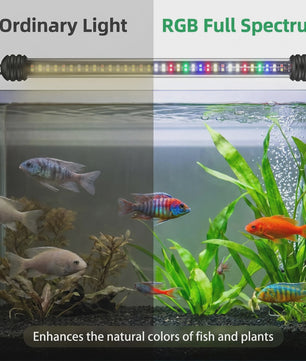 LED Aquarium Verlichting met RGBW Kleuren, Timer & Dimbaar