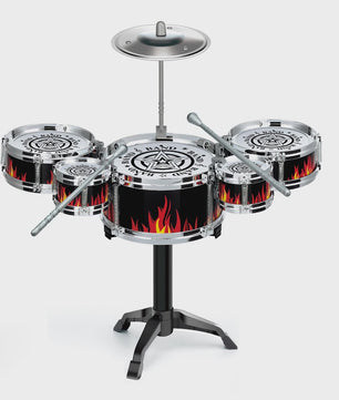 Dynamische Jazz Drumstel voor Kinderen - Leerzaam Percussie Instrument
