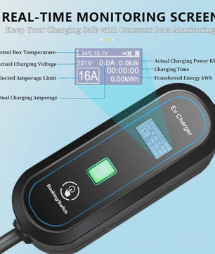 3.5KW Draagbare EV Charger Type 2 | 16A 1-Fase Laadstation voor Elektrische Auto's