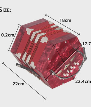Concertina Accordeon 20 Knoppen - Anglo Stijl Muziekinstrument voor Kinderen