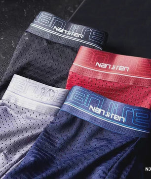 4-Pack Heren Boxershorts van Ice Silk - Ademend, Comfortabel en Plus Size Ondergoed