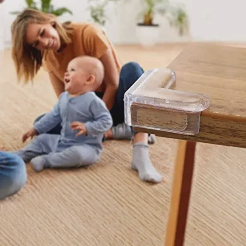 Transparante Siliconen Hoekbeschermers voor Kinderen - Veiligheid op Tafelranden