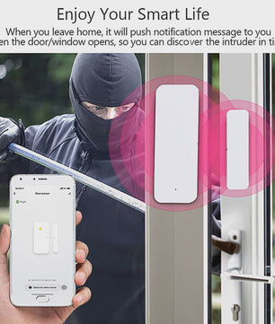 Slimme Deur Sensor - WiFi & Zigbee Contactmelder voor Smart Home Alarm