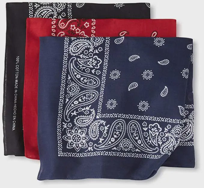 Klassieke Katoenen Bandana 55x55cm - Paisley Print Hoofdband voor Dames & Heren